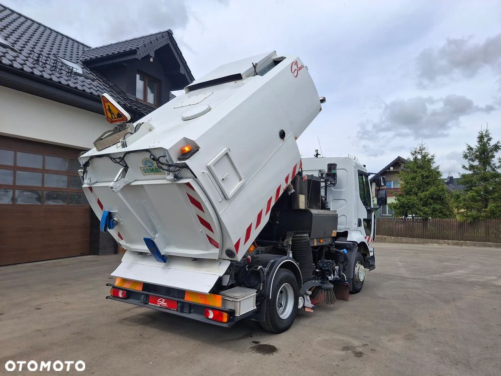 Renault Midlum 220 Zamiatarka Johnston VS500 2 Silniki Szczotki L/R Obie Strony - 14