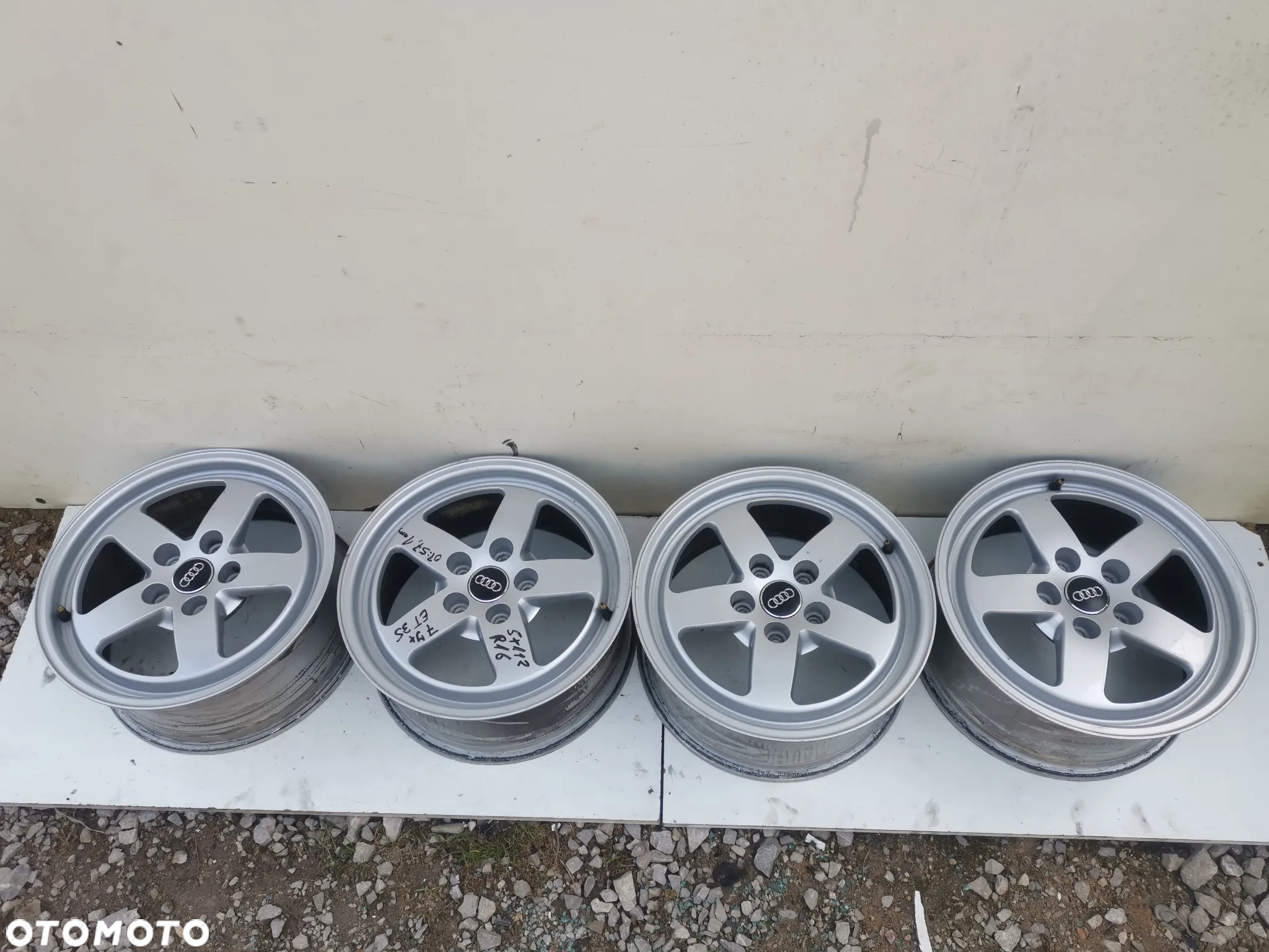 ALUFELGI ORYGINAŁ AUDI VW SKODA SEAT  5X112 R16 ET35 7Jx Otwór 57,1 mm - 2