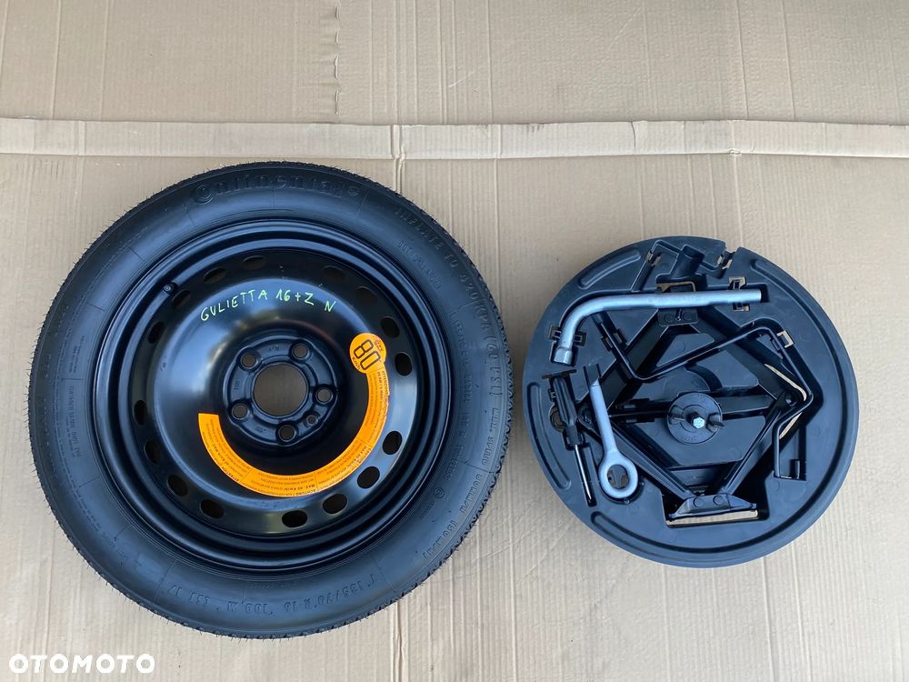 ORGINAŁ Koło dojazdowe 16 ALFA  ROMEO GIULIETTA 10-20 + zestaw szybka wysyłka - 6