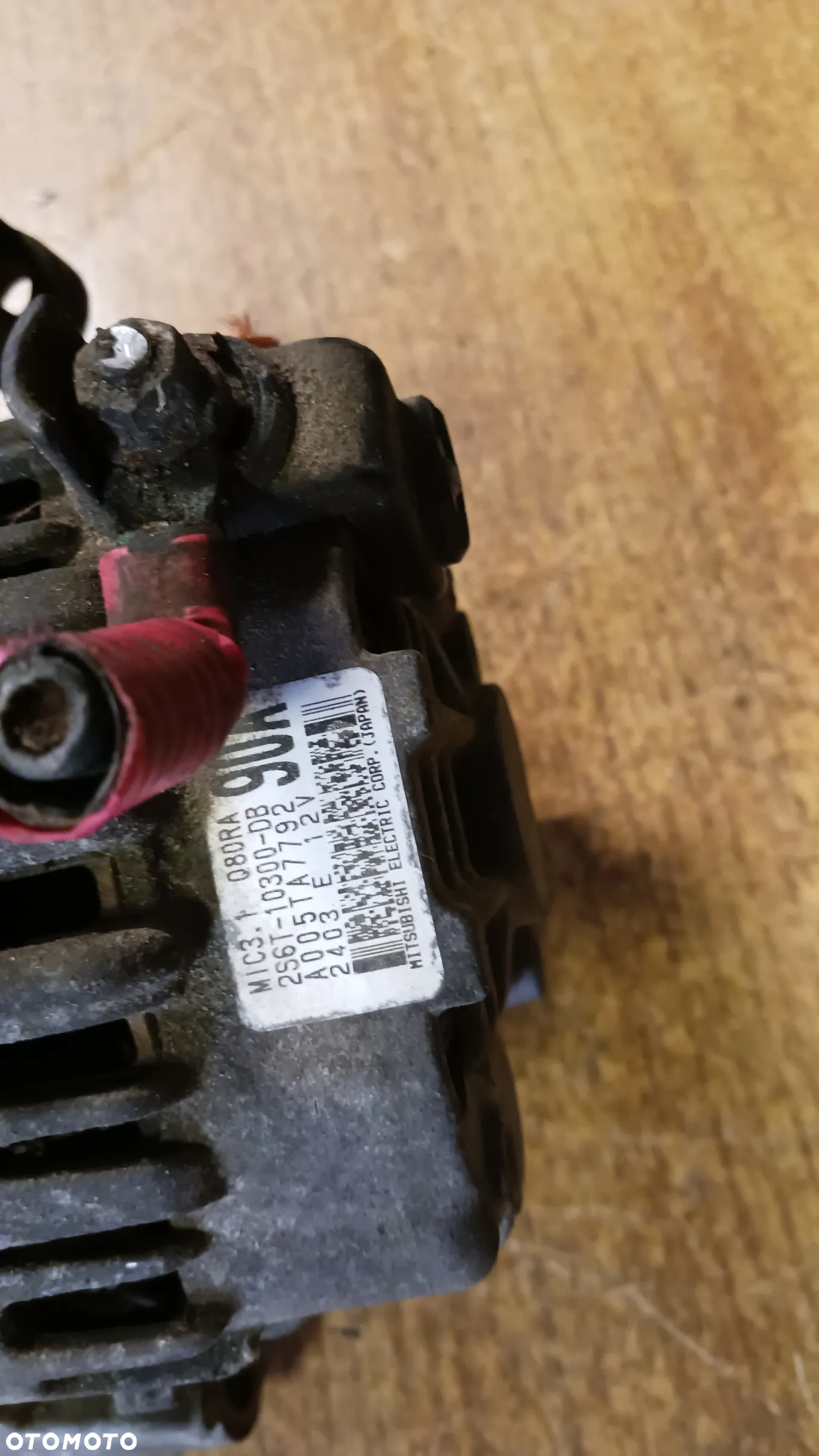 Alternator FORD C-Max Fiesta Focus Fusion Puma 1.4/ 1.6 benzyna Q80RA  2S6T-10300-CB / DB - 5