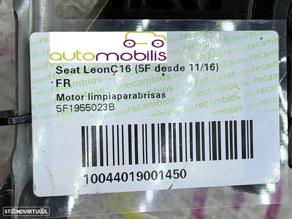 Limpa Vidros SEAT LEON (5F) 1.4 TFSi Ref. 5F1955119A - NO. 340066 - 4