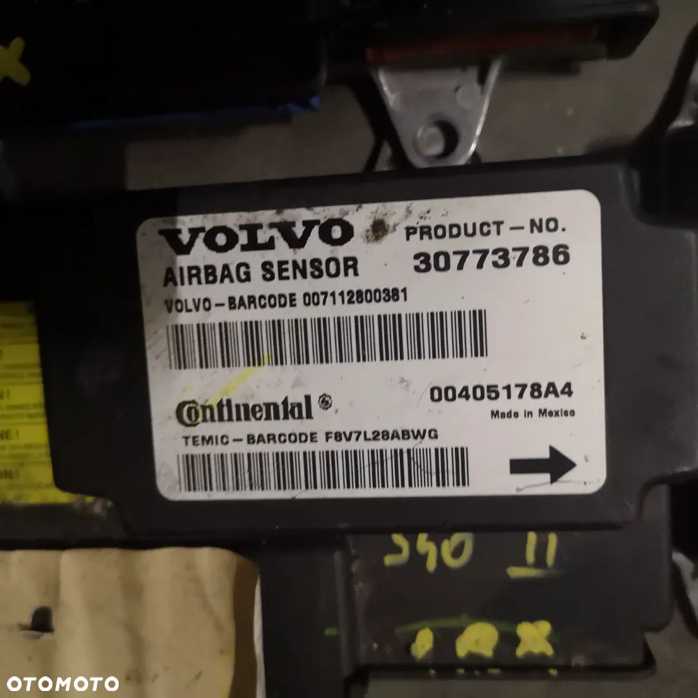 volvo s40 v50 ii panel sterowania pasy bezpieczeŃstwa sensor airbag - 8
