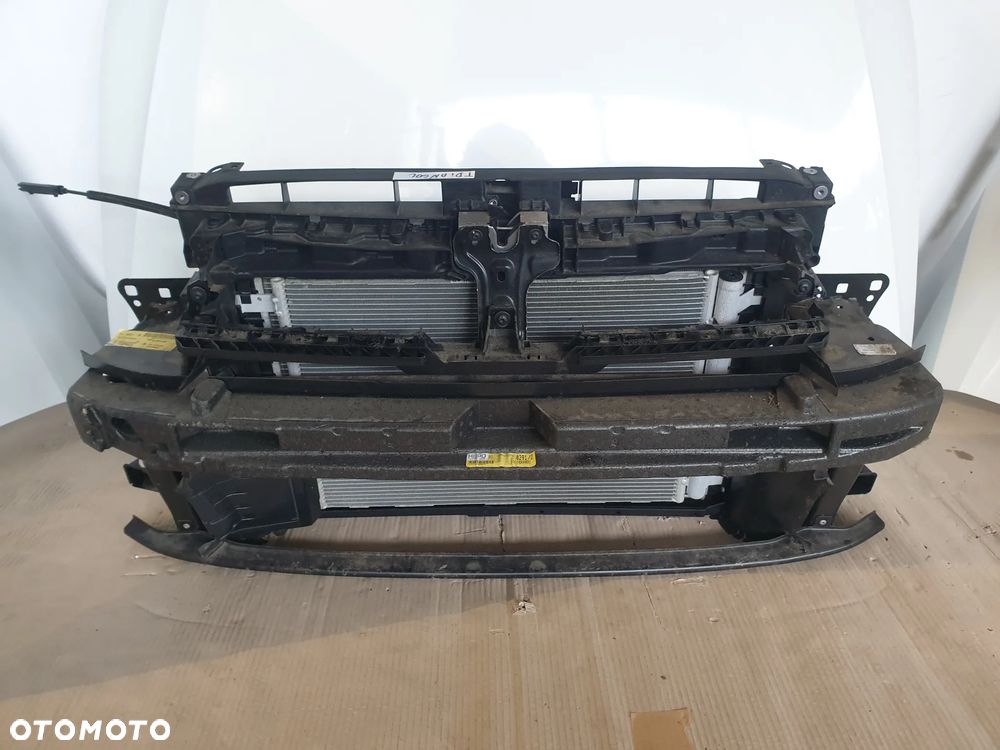 VW GOLF VII 7 GRILL ATRAPA PAS CHŁODNIC PRZEDNI CHŁODNICE WENTYLATOR WZMOCNIENIE CZOŁOWE  CHŁODNICE 2 0 TDI LAMPY PRZÓD LAMPA PRZEDNIE PRZEDNIA LEWA PRAWA LC9A BIAŁY PRZED LIFTOWY PRZED FL IDEALNY! POTESTOWY MINIMALNY PRZEBIEG! - 11