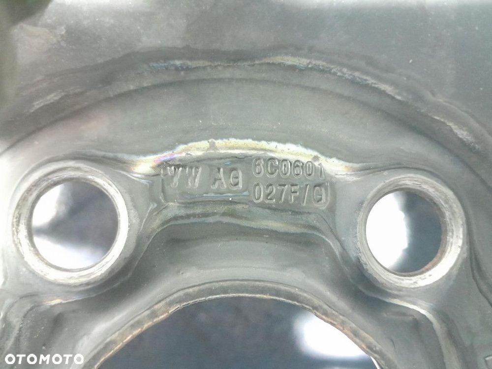 SKODA FABIA III NJ LIFT FELGA STALOWA 6JX15 5X100 ET 38 6C0601027F - 3
