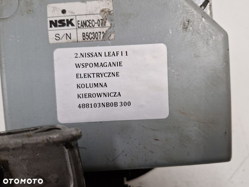NISSAN LEAF I 1 WSPOMAGANIE ELEKTRYCZNE KOLUMNA KIEROWNICZA 488103NB0B - 10