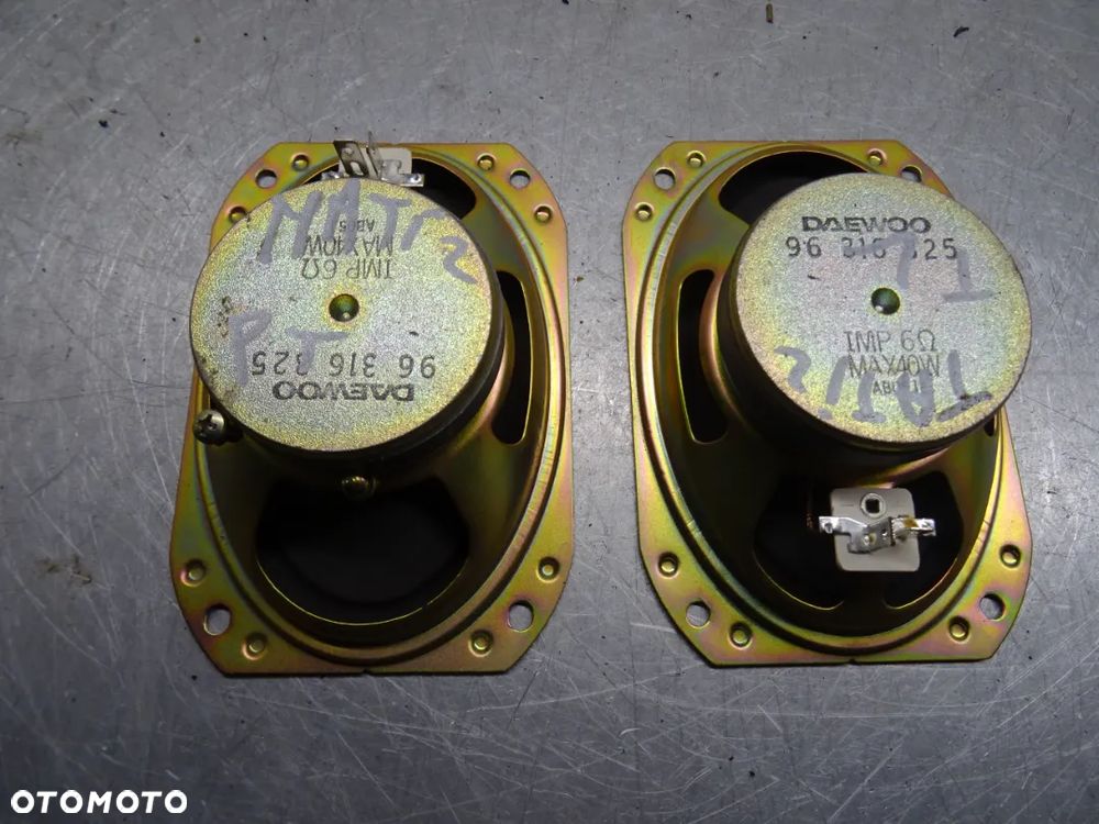 DAEWEOO MATIZ 98-07 0.8B GŁOŚNIK LEWY PRAWY TYŁ 96316825 - 3
