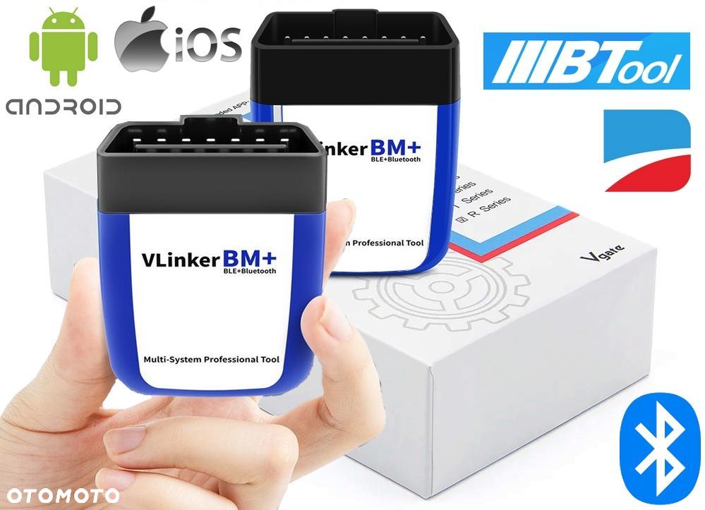 Vgate vLinker BM+ BT 4.0 BMW BimmerCode BIMMERLINK BIMMERTOOL Kodowanie iOS - 1