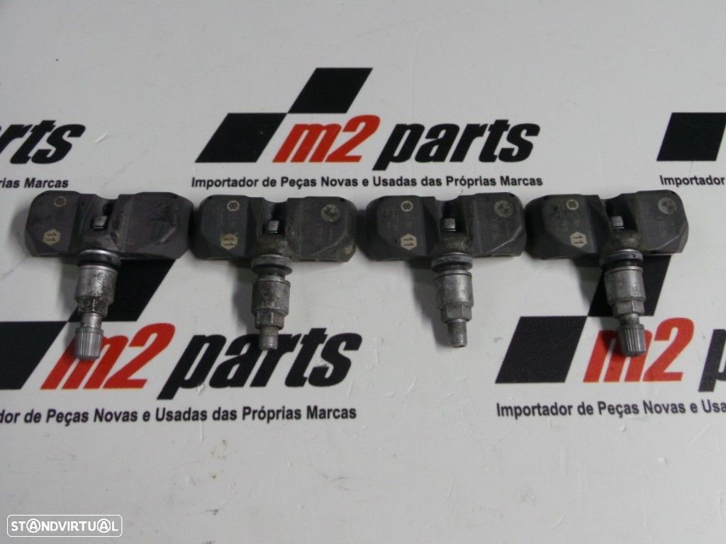 Conjunto válvulas indicadoras de pressão dos pneus  Seminovo/ Original BMW X5 (E... - 1