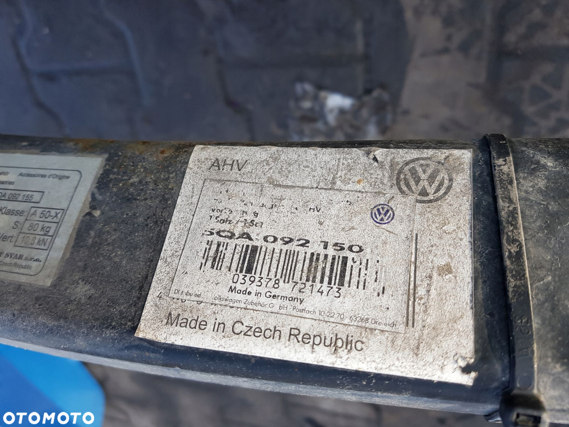 VW TOURAN 3 III 5T 15-22r HAK HOLOWNICZY - 6