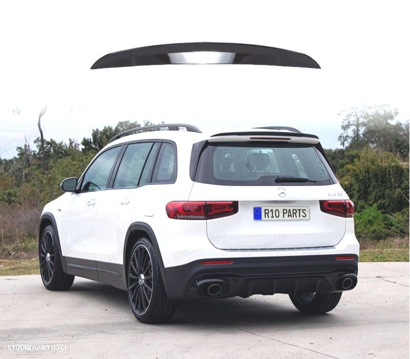 AILERON MERCEDES GLB X247 20- LOOK AMG PRETO BRILHANTE - 1