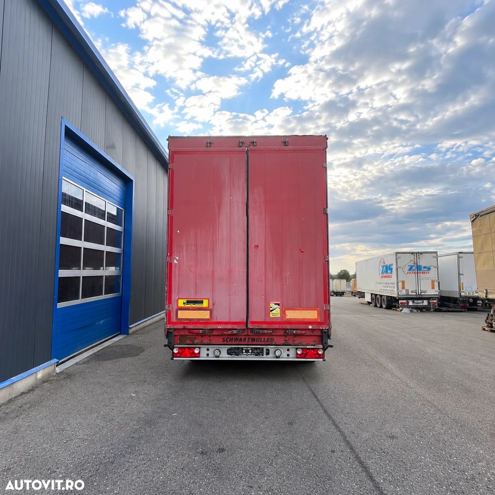 Schwarzmuller SPA 3/E / Semiremorcă prelată / Deschidere laterală / Acoperiș culisant / 3 axe - 7