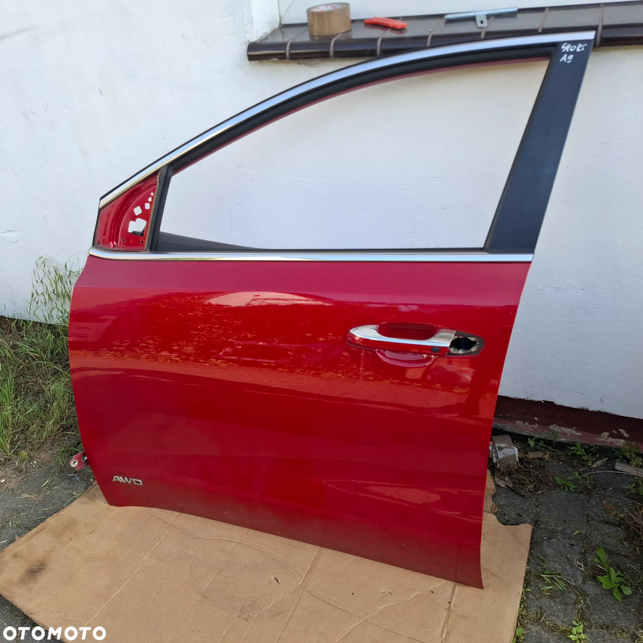 KIA SPORTAGE IV 4 15- 18- DRZWI PRZÓD LEWE TYŁ LEWE LEWA STRONA A9 CZERWONE - 7