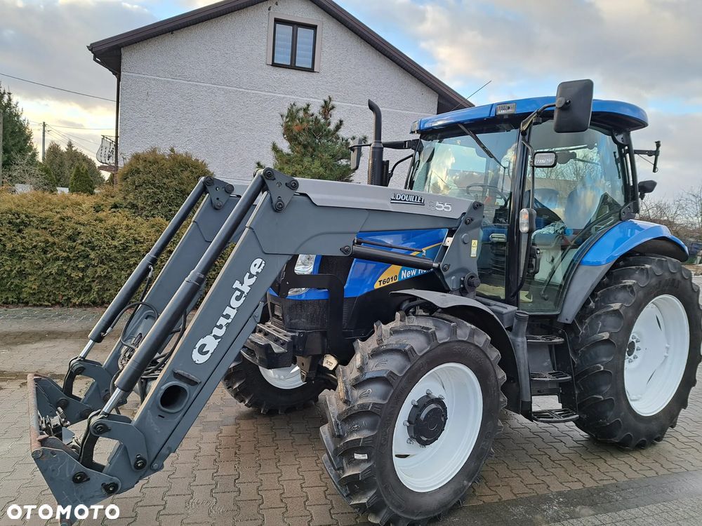 New Holland T 6010 + Quicke Q55