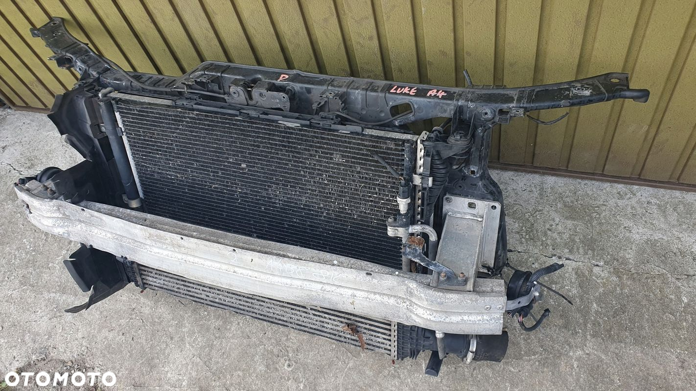 Audi A4 B8 8K0 07-12 2.0 TDI pas przedni chłodnice wzmocnienie wentylatory - 4