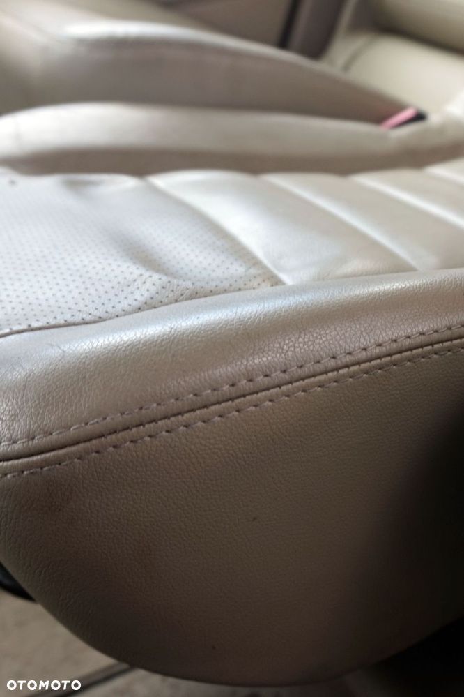 FOTELE FOTEL PRZEDNI LEWY PRAWY KANAPA WNĘTRZE SCENIC GRAND II PH2 LIFT SKÓRA BEŻOWA 7-OS RENAULT 2006-2009 - 17