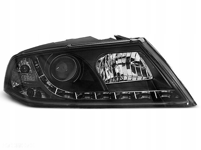 LAMPY SKODA OCTAVIA II 2 04-08 LED BLACK XENON D1S - 1