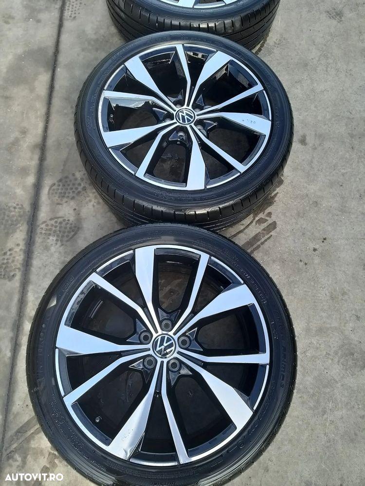 Set jante aliaj r18 cu anvelope vara hankook 215/45r18 vw t cross c11 2g7601025 - 6