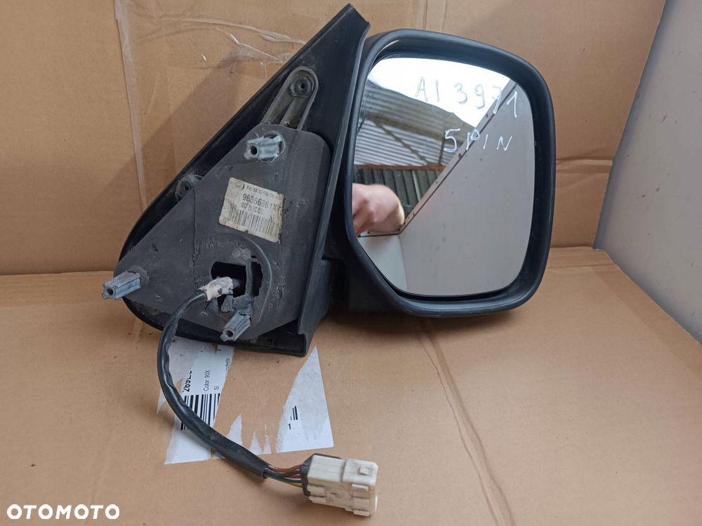 elektryczne lusterko prawe peugeot partner ii berlingo 5pin - 1