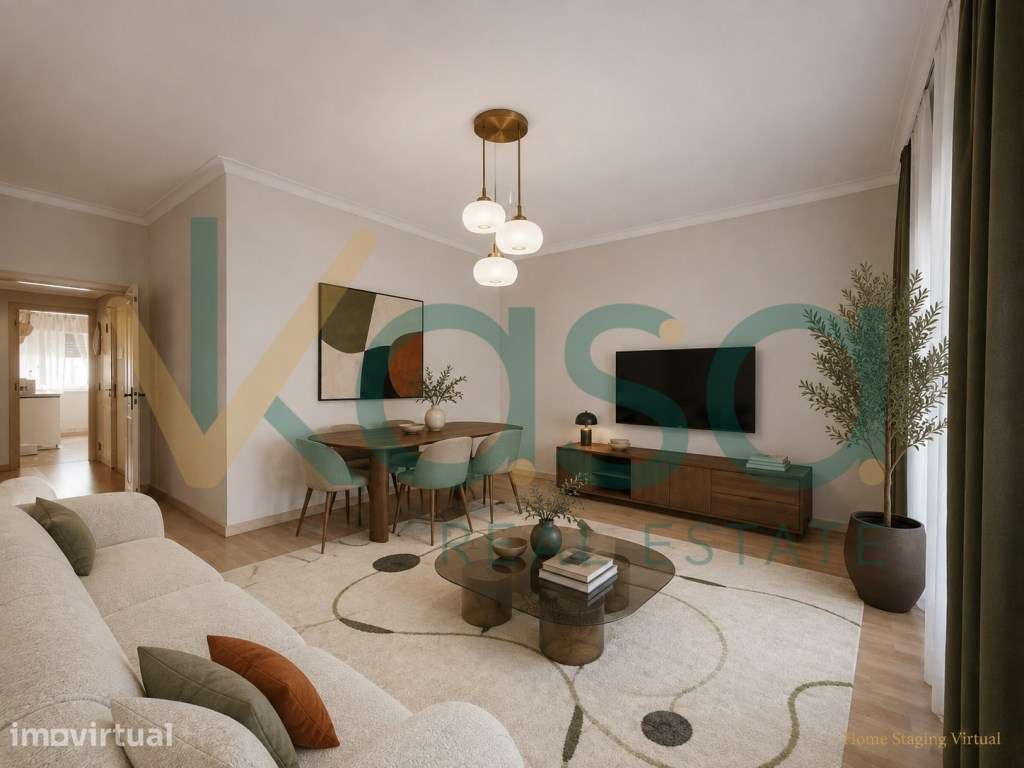 T4 com 123 m² com varanda e apenas um apartamento por piso | Alto d... - Grande imagem: 2/32