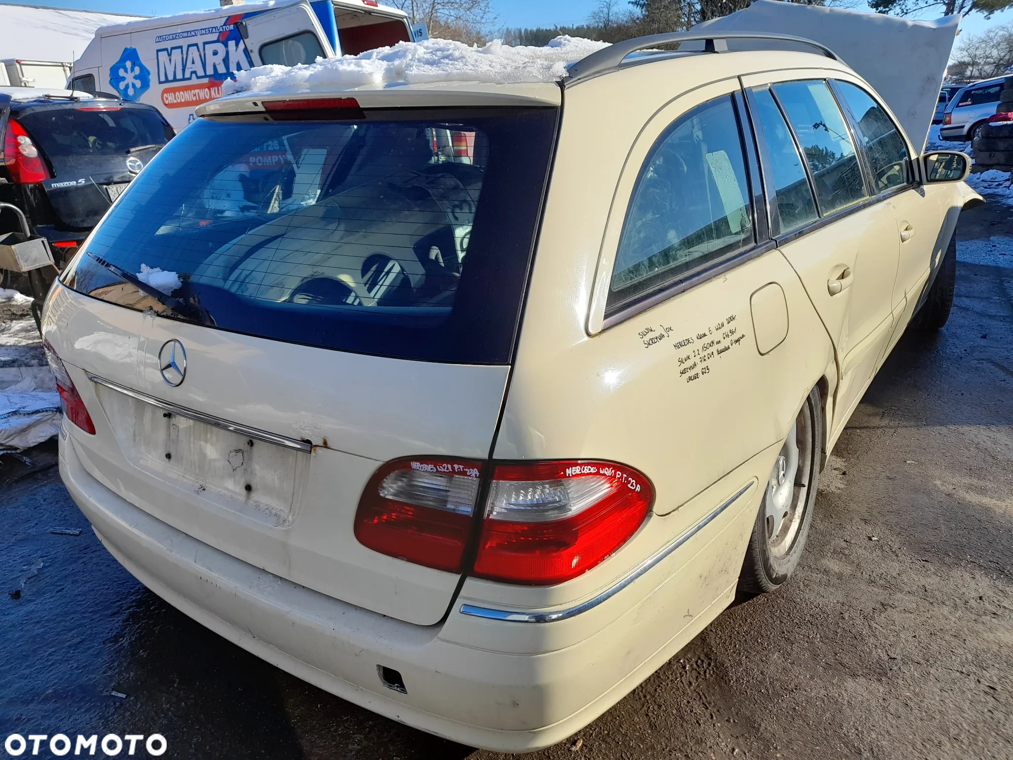 MERCEDES KLASA E W211 DRZWI LEWY TYŁ LEWE TYLNE 623 - 15