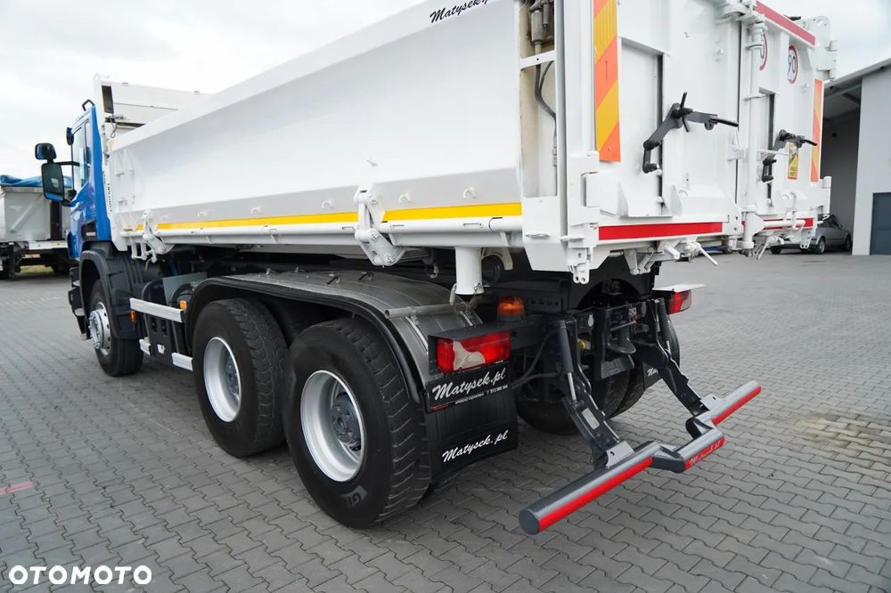 Scania P 410 / 6x4 / WYWROTKA 3-STRONNA / 2x HYDROBURTA / BOARDMATIC / AUTOMAT / EURO 6 - 19