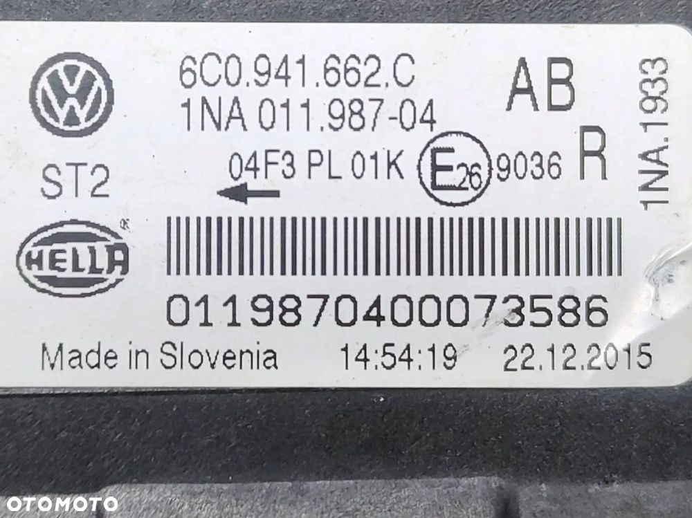 Volkswagen Polo V 6R 2015 Przód strona prawa Lampy przeciwmgielne - 9