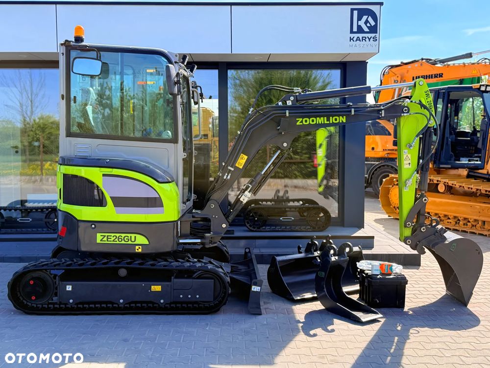 Zoomlion ZE26GU | FABRYCZNIE NOWA | Silnik KUBOTA | 3 ŁYŻKI | SZYBKOZŁĄCZE HYDRAULICZNE | ZE27GU - 3