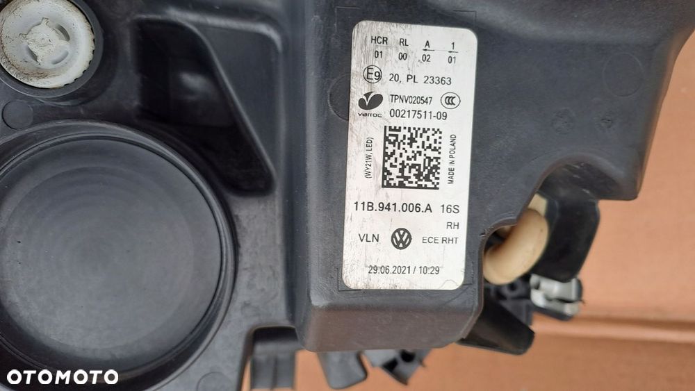VW ID4 ID.4 PRAWA LAMPA FULL LED 11b941006a UŻYWANA - 6