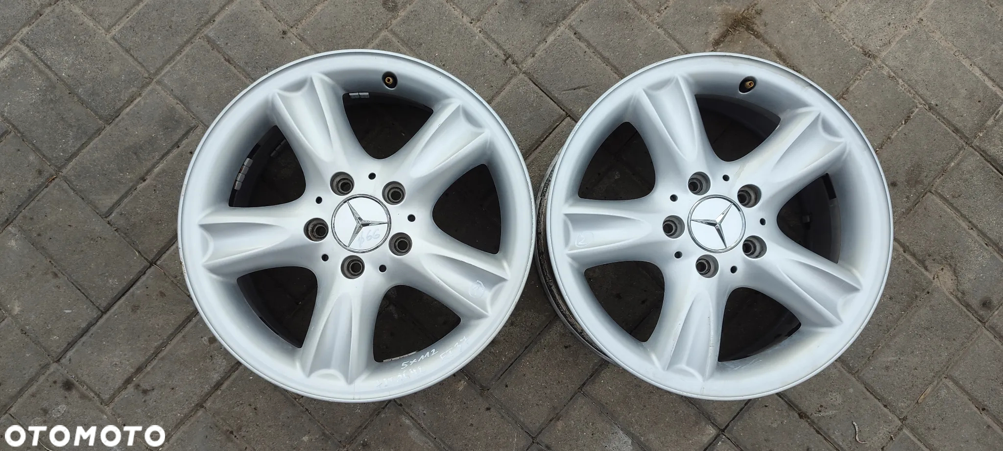 FELGI STOPNIOWANE  2094010102 7Jx16 CALI ET37 FELGI 5x112 MERCEDES 2094011102 8Jx16 CALI ET 32 W209 W203 - 2