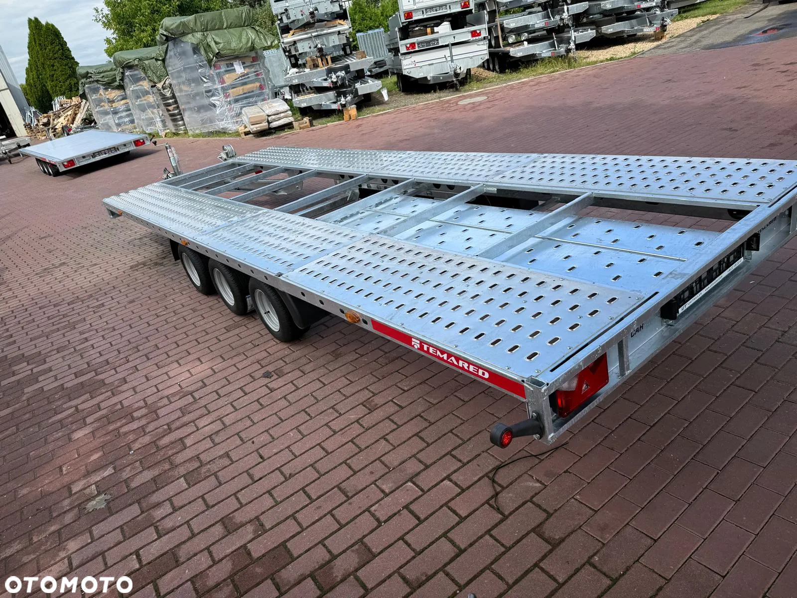 TEMARED Przyczepa CAR DECK 6021/3 3,5T 600x210cm 3 osie DMC 3500kg OKAZJA WYPRZEDAŻ! - 5