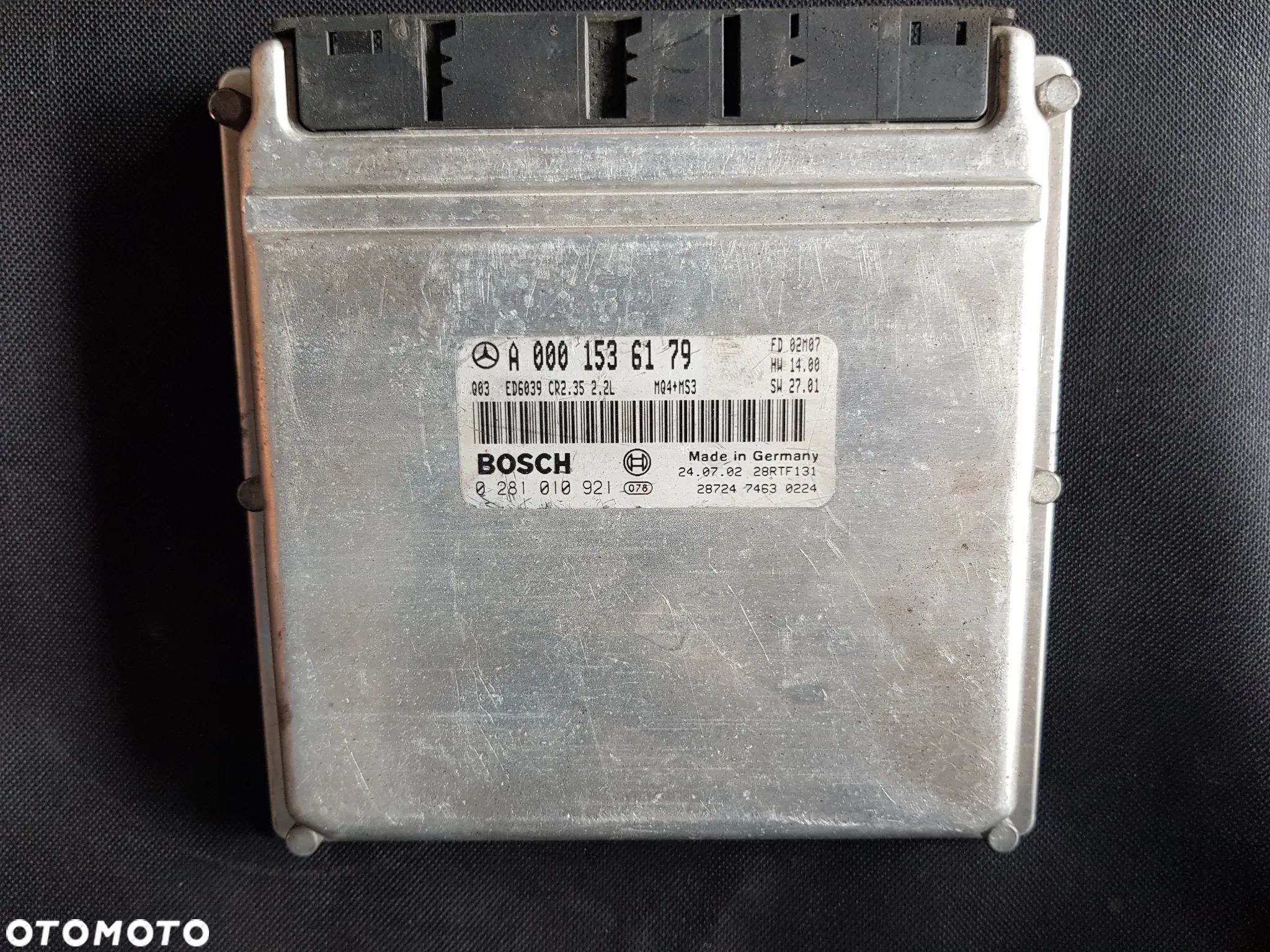 Mercedes Sprinter 2.2 CDI Sterownik komputer Silnika a0001536179 - 1