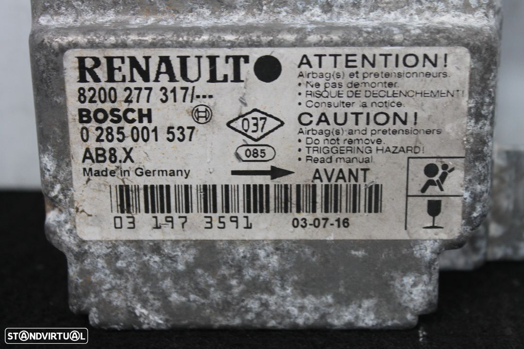Centralina de Airbag Renault Clio II - 2