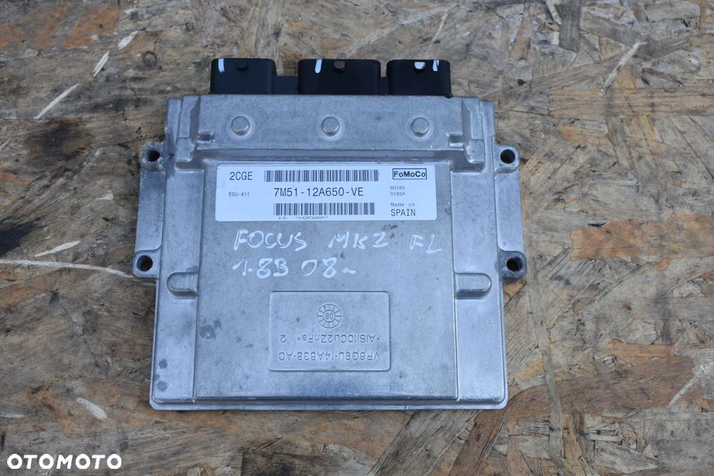 KOMPUTER STEROWNIK SILNIKA FORD FOCUS MK2 LIFT 1.8 16V QQDB - 1
