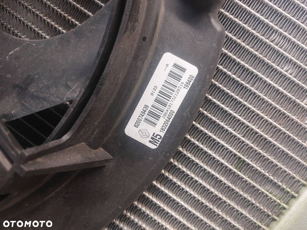 KOMPLET CHŁODNIC + WENTYLATORY RENAULT CLIO III LIFT 1.2 TCE - 2