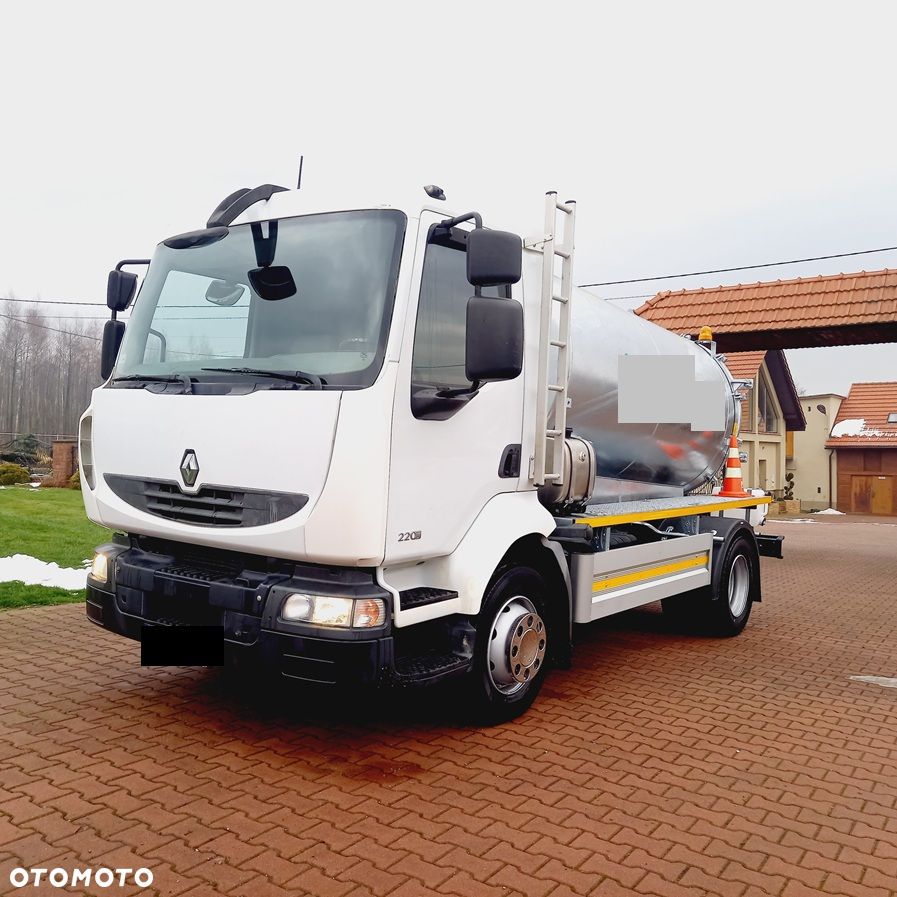 Renault MIDLUM 220 DXI EURO 5 ASENIZACJA 7000 LITRÓW ASENIZACYJNY BECZKA - 3