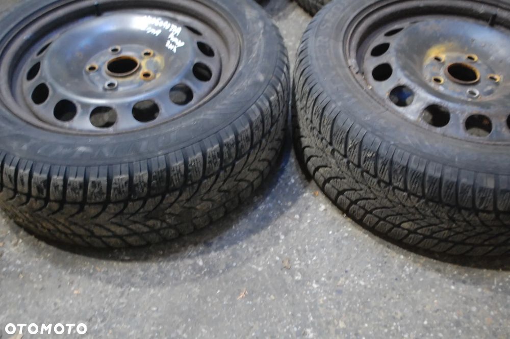 FELGI STALOWE + OPONY ZIMOWE 205/55R16 1K0601027A 5X112 ET50 6.5J SEAT LEON II VW SKODA AUDI - 16