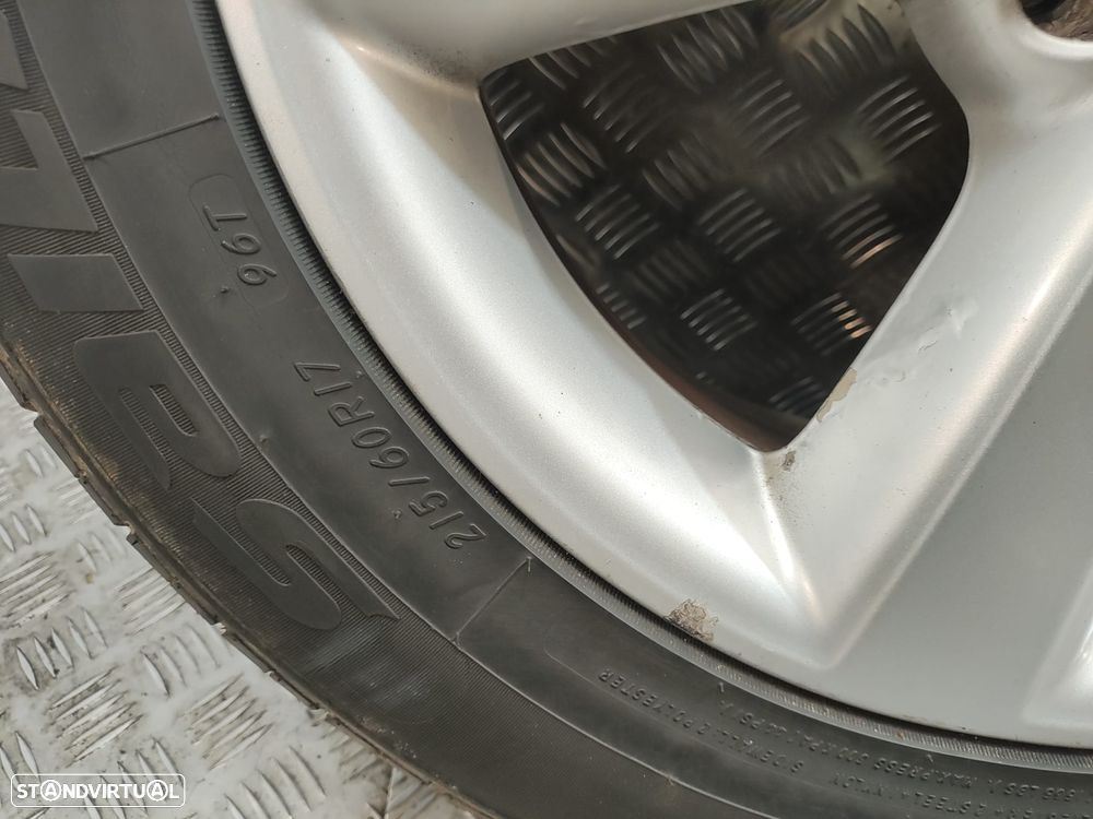 Conjunto de jantes 17 Nissan Qashqai J10 6,5J ET40 5x114,3 Original - 9