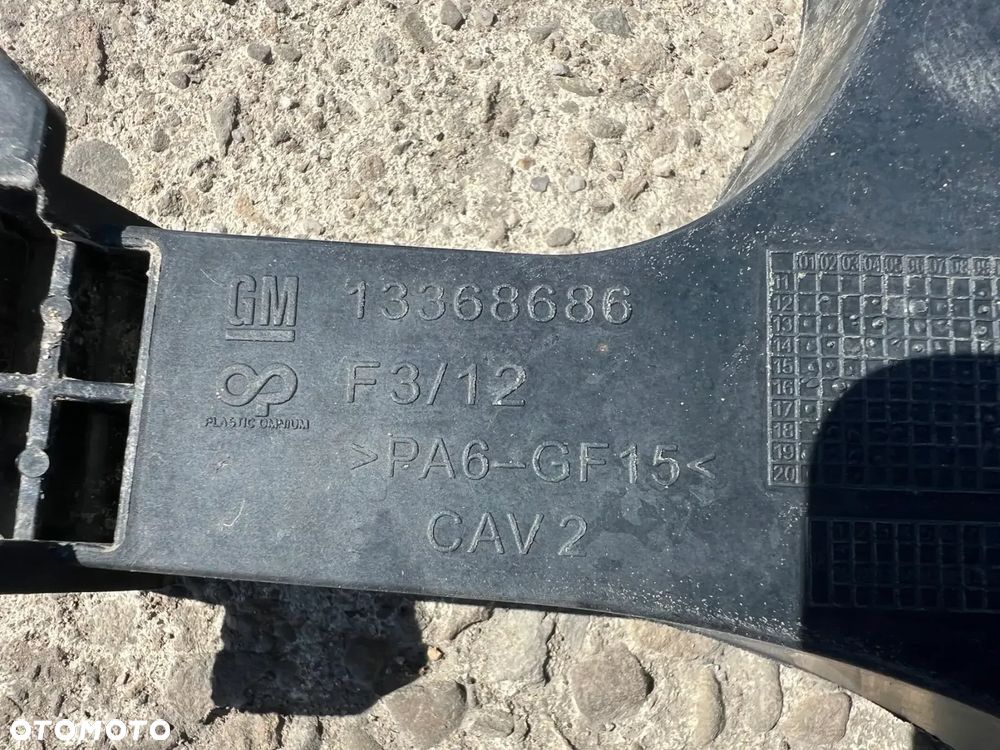 Osłona pod zderzak przedni Wzmocnienie dolne zderzaka przedniego do OPEL Astra J 2013-2018 Lift Hokej Listwa - 3