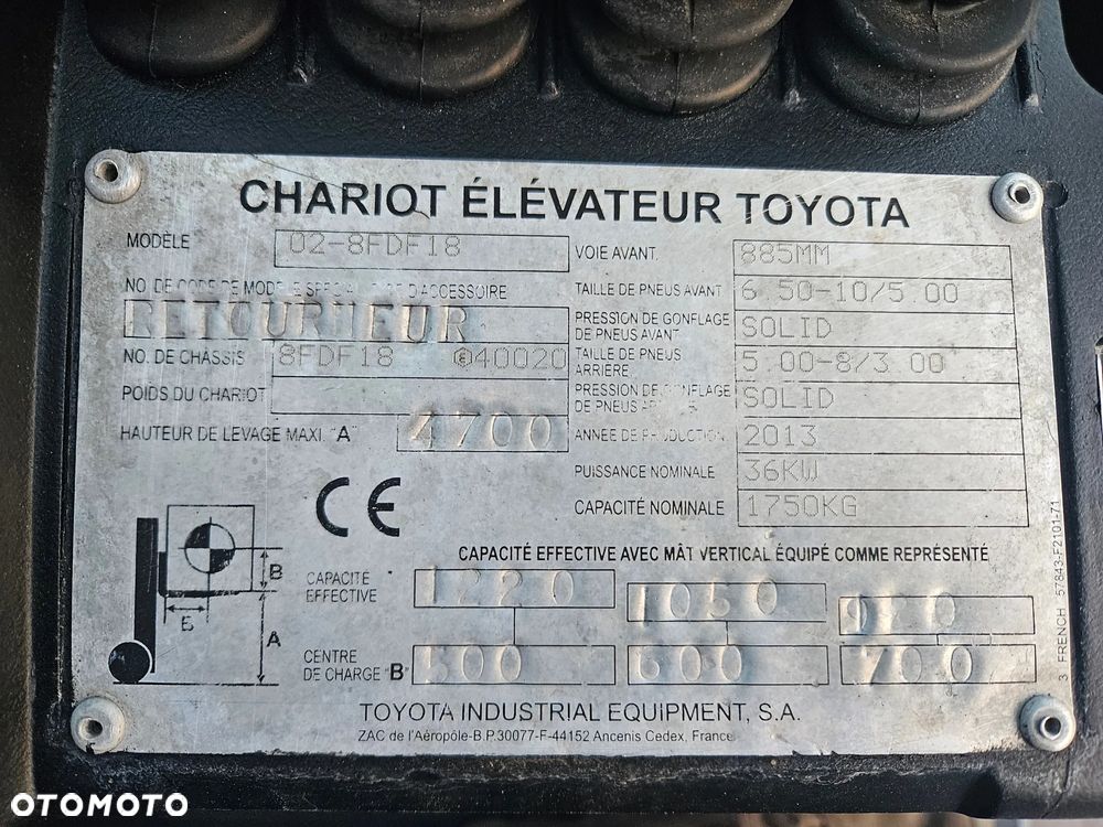 Toyota 8fdf18 - 7