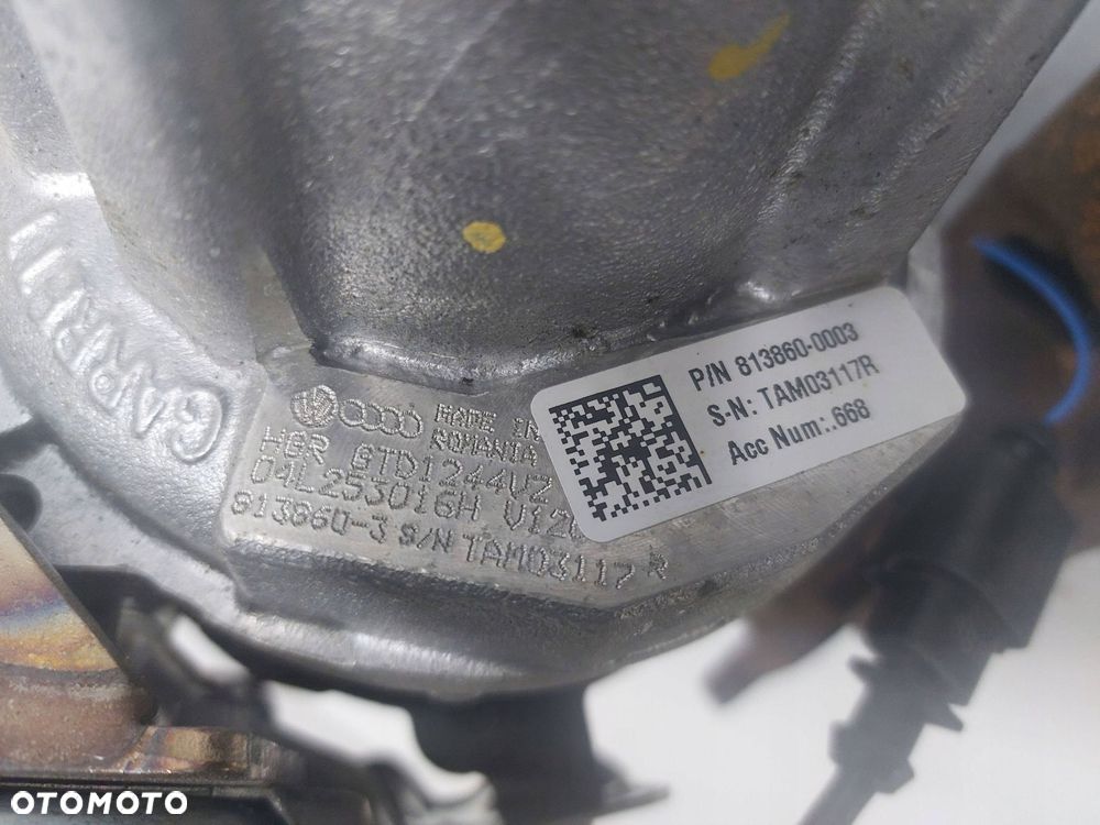 vw golf vii touran ii octavia iii 1.6 tdi turbina turbosprężarka 04l253016h - 4