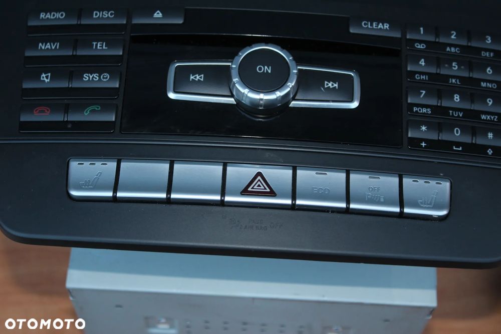 RADIO WYŚWIETLACZ MERCEDES C KLASA W204 LIFT a2049009410 a2049013503 a1669022704 2049010603 2049022103 - 4