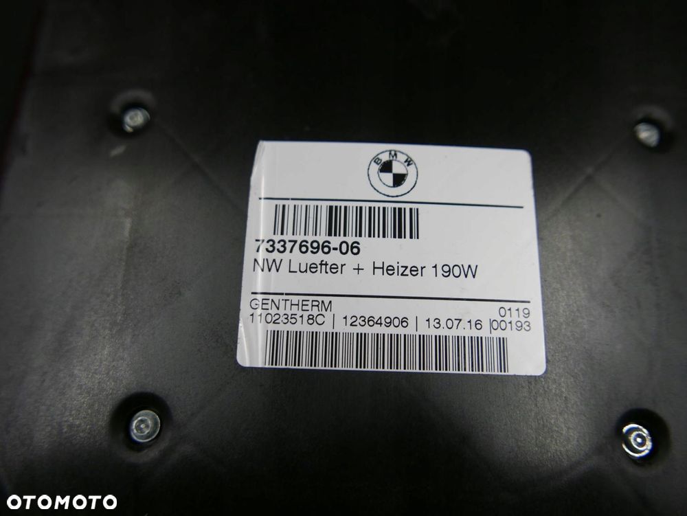 bmw f33 wentylator fotela 7337696 - 3