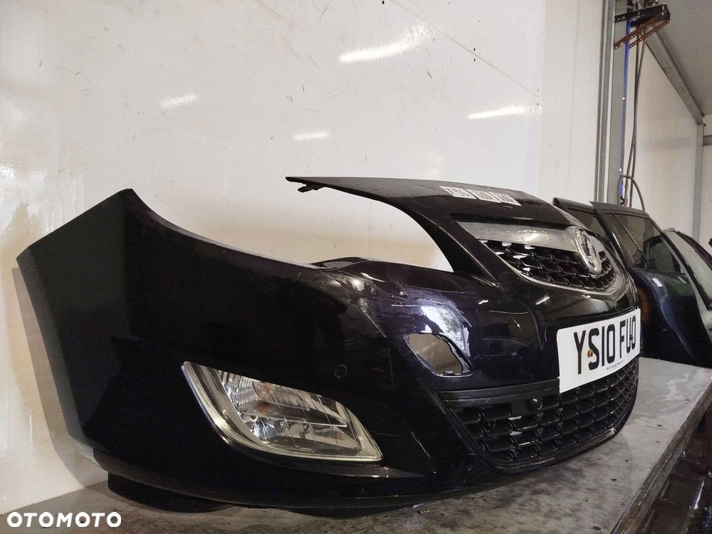 + ZDERZAK PRZÓD PRZEDNI OPEL ASTRA J 4 IV Z22C CZARNY PDC CZUJNIKI HALOGENY - 3