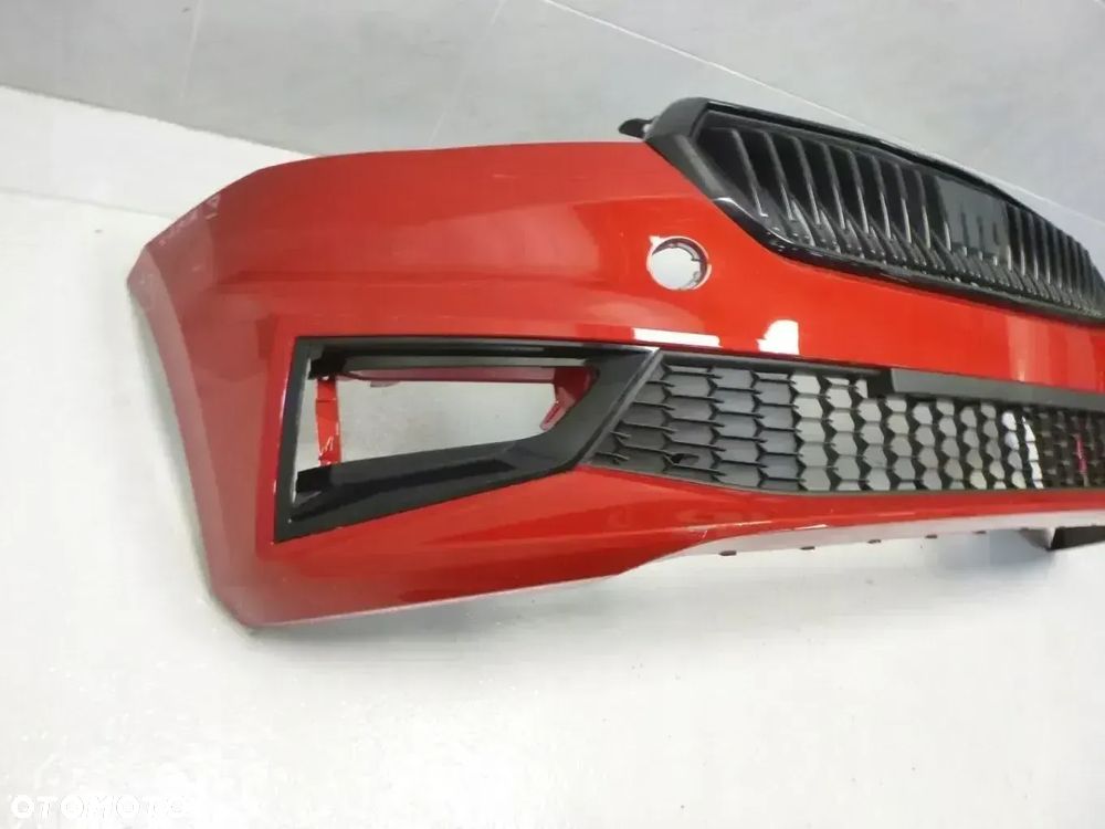 SKODA FABIA IV 4 ZDERZAK PRZÓD  PRZEDNI 4xPDC GRILL ATRAPA CHŁODNICY POD RADAR ORYGINAŁ - 19