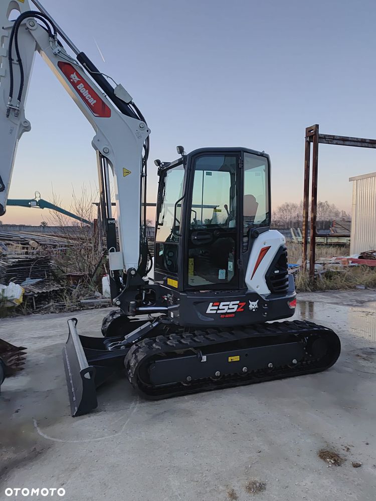 Caterpillar Minikoparka BOBCAT E55Z 23r E60 5 6 tony dodatk linie hydr e35 e 34 e35z cat 304 303,5 serwisowana 1 wł koparka gąsienicowa Cat 303.5 304 305 305.5 306  Kubota 3,5tony - 6