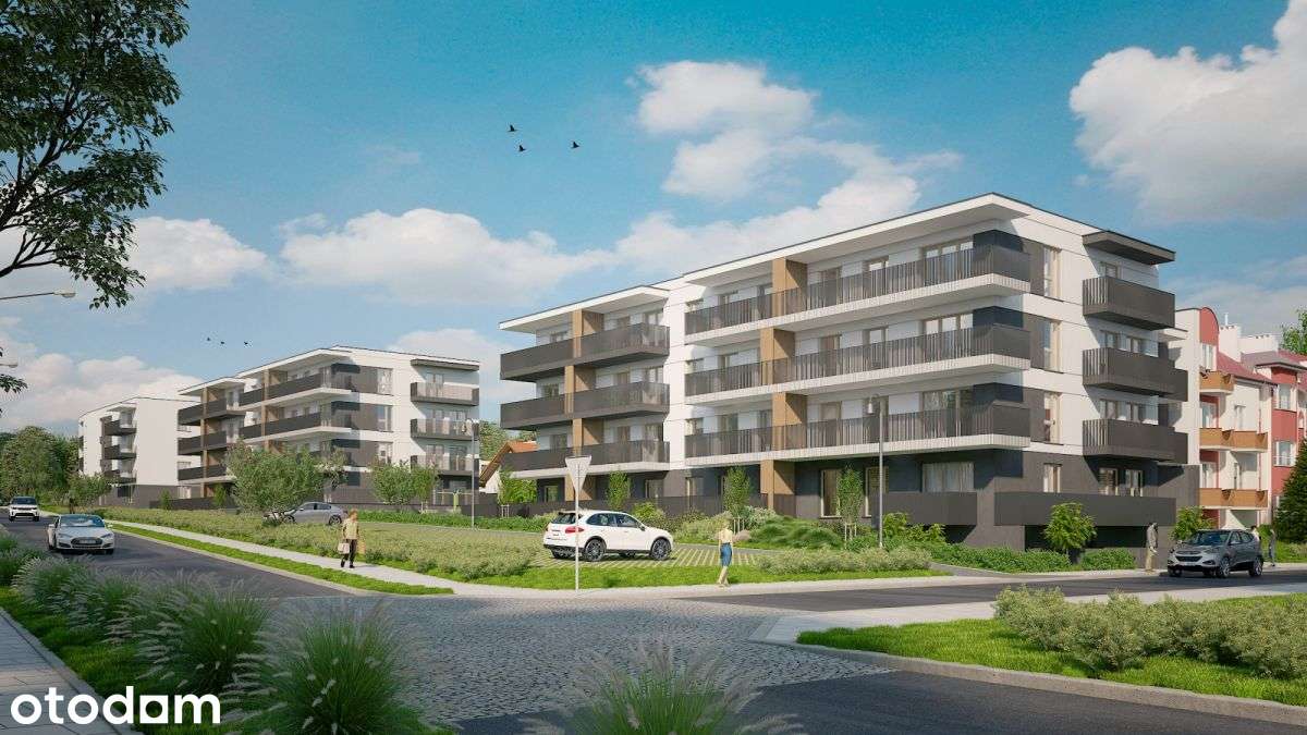 Stylowy apartament z tarasem w nowym osiedlu