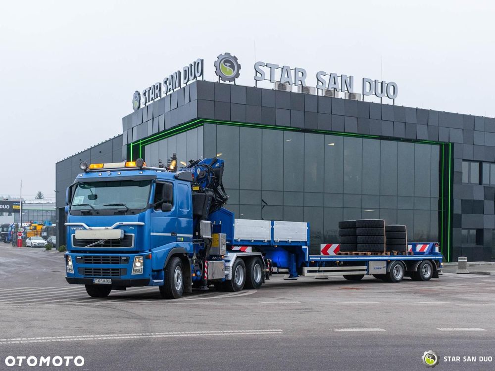 Volvo FH520 6x4 FASSI F600 XP HDS Żuraw Naczepa WILCO JBS 36 - 20