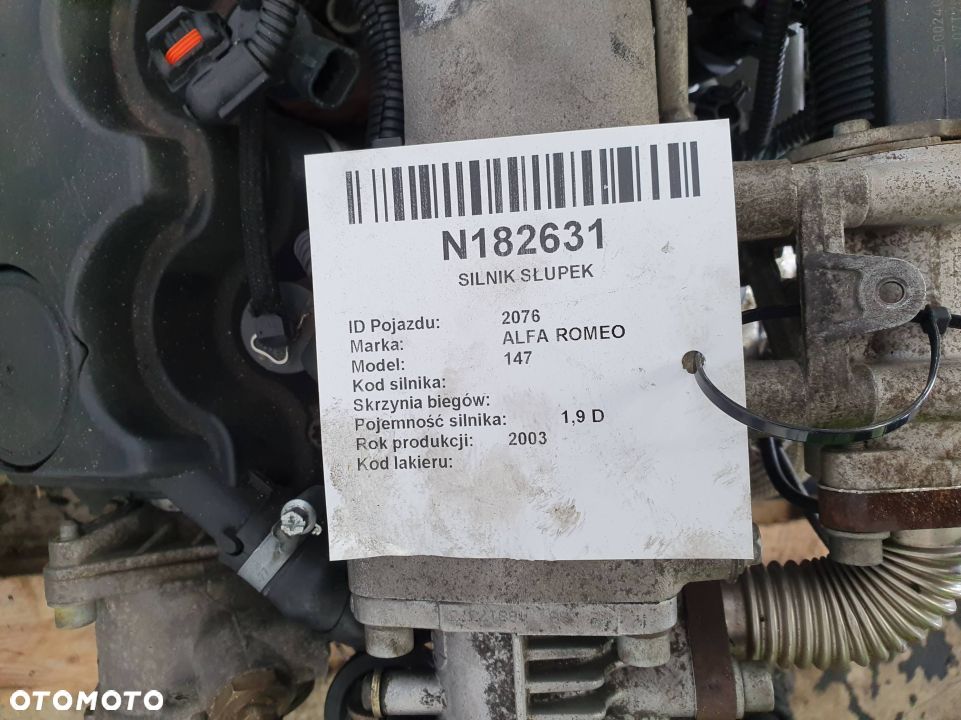 SILNIK SŁUPEK ALFA ROMEO 147 - 6