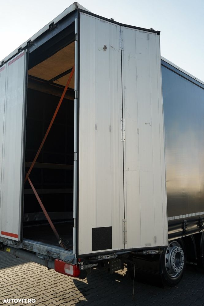 DAF XF 530 / 6X2 / CAMION RIGID / CAROSERIE CU PRELATĂ (CURTAINSIDER) - 7,75 M / PLAFON RIDICABIL / AXĂ RIDICABILĂ / EURO 6 - 18