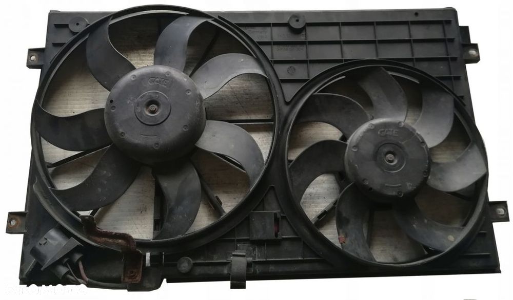 VW PASSAT 2.0 FSI WENTYLATOR CHŁODNICY 13205947 - 1
